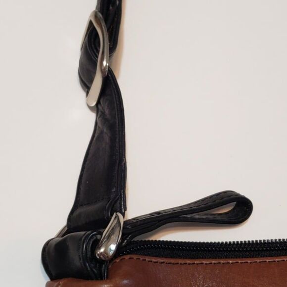 Genuine Leather Shoulder Purse with Adjustable Strap - Picture 5 of 6